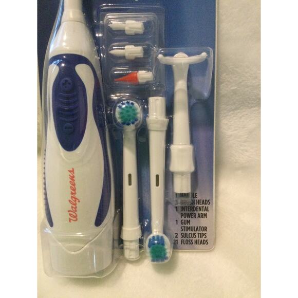 NIP Power Oral Care Kit Walgreens Power Toothbrush and accessories - Picture 2 of 6